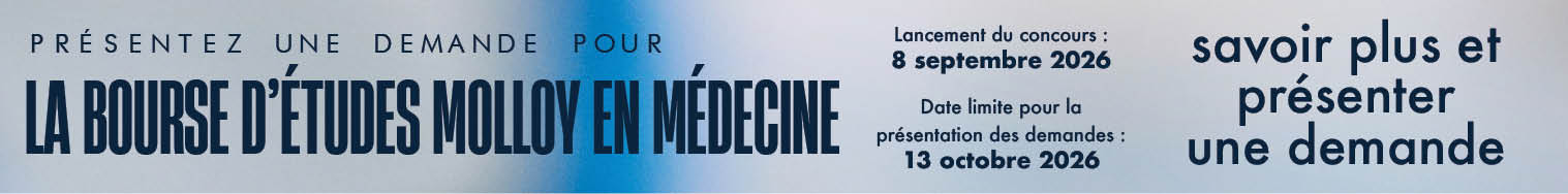 Bourse d'études en médecine Molloy